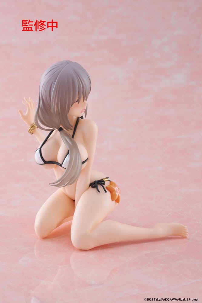 Uzaki-chan Wants to Hang Out! PVC Statue Desktop Cute Figure Tsuki Uzaki (Swimwear Ver.) 13 cm           0840342404780