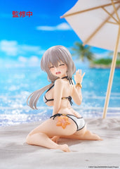 Uzaki-chan Wants to Hang Out! PVC Statue Desktop Cute Figure Tsuki Uzaki (Swimwear Ver.) 13 cm           0840342404780