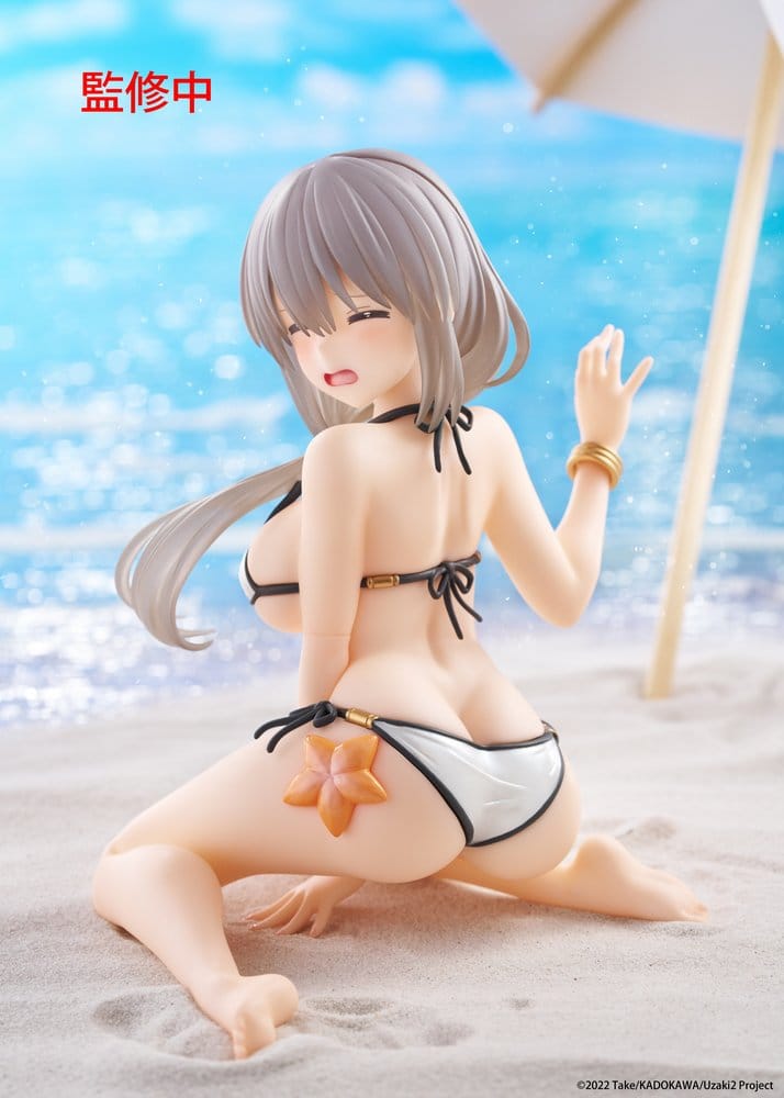 Uzaki-chan Wants to Hang Out! PVC Statue Desktop Cute Figure Tsuki Uzaki (Swimwear Ver.) 13 cm           0840342404780