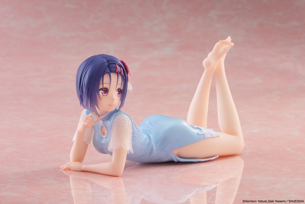 To Love-Ru Darkness PVC Statue Desktop Cute Figure Haruna Sairenji (China Dress Ver.) 13 cm            0840342404957