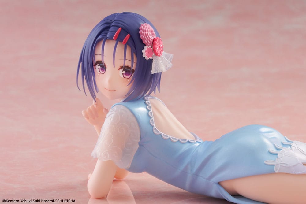 To Love-Ru Darkness PVC Statue Desktop Cute Figure Haruna Sairenji (China Dress Ver.) 13 cm            0840342404957