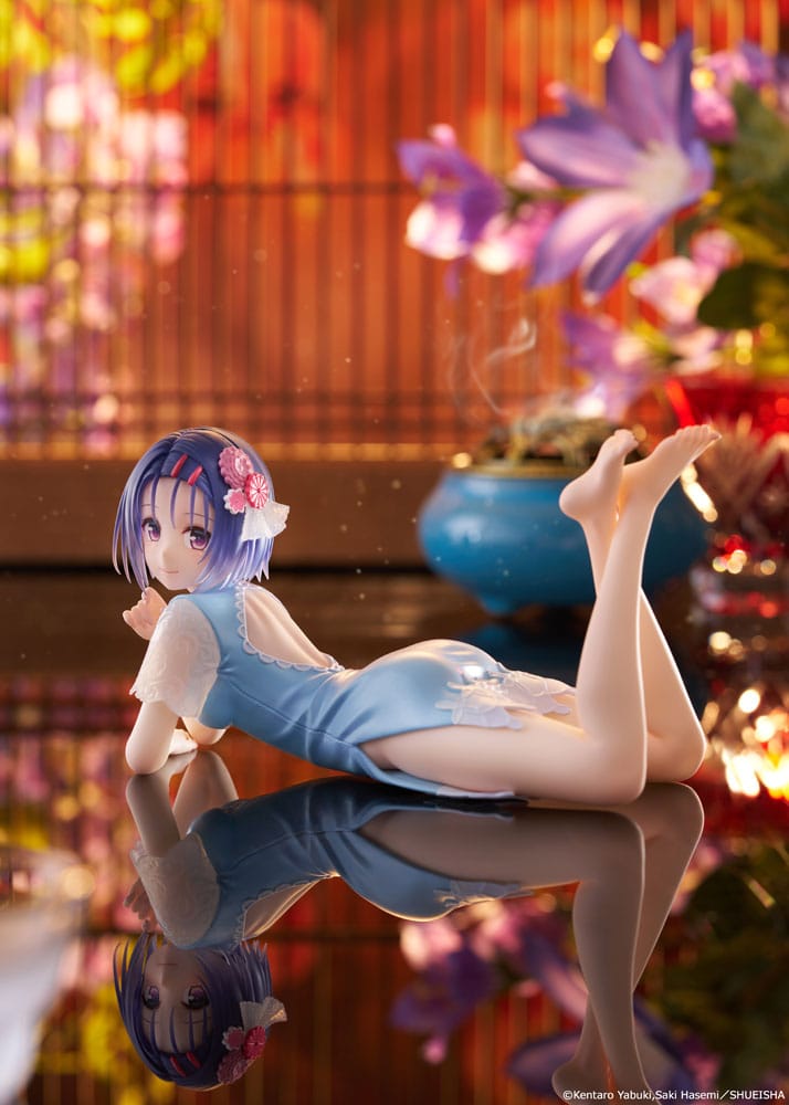 To Love-Ru Darkness PVC Statue Desktop Cute Figure Haruna Sairenji (China Dress Ver.) 13 cm            0840342404957