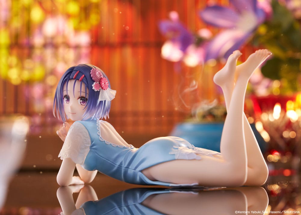 To Love-Ru Darkness PVC Statue Desktop Cute Figure Haruna Sairenji (China Dress Ver.) 13 cm            0840342404957