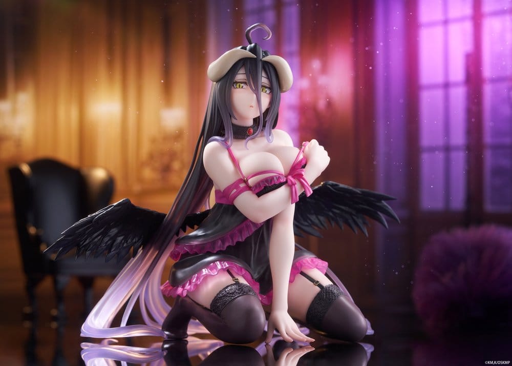Overlord Desktop Cute PVC Figure Albedo (Negligee ver.) 13 cm 0840342405220