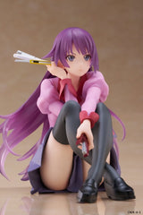 Monogatari PVC Statue Desktop Cute Figure Hitagi Senjougahara 13 cm 0840342405282