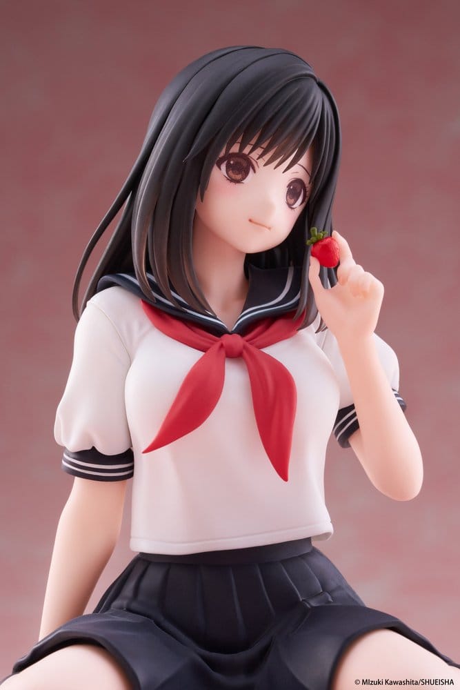 Strawberry 100% Desktop Cute PVC Figure Aya Tojo (School uniform Ver.) 13 cm 0840342405350