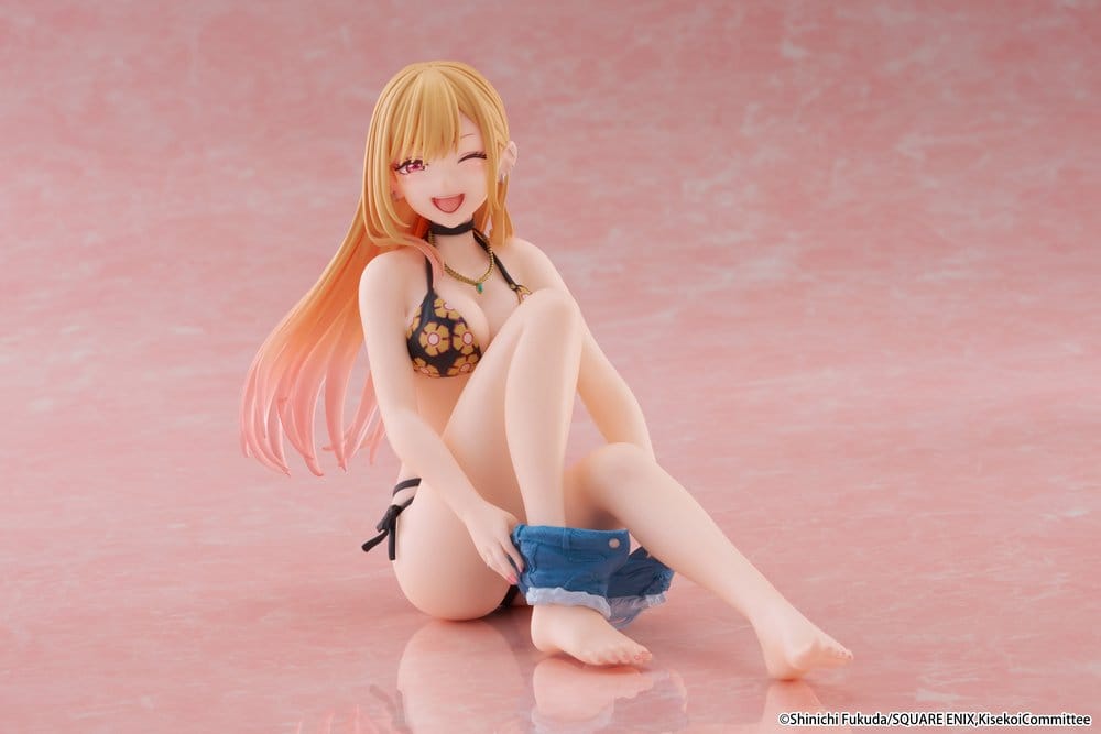 My Dress-Up Darling Desktop Cute PVC Figure Marin Kitagawa (Measured Swimsuit Ver.) Reissue 13 cm 0840342405787