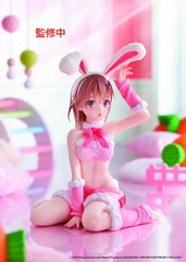 A Certain Scientific Railgun Moflock PVC Figure Mikoto Misaka (Fluffy Bunny Ver.) 13 cm 0840342405701