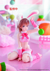 A Certain Scientific Railgun Moflock PVC Figure Mikoto Misaka (Fluffy Bunny Ver.) 13 cm 0840342405701