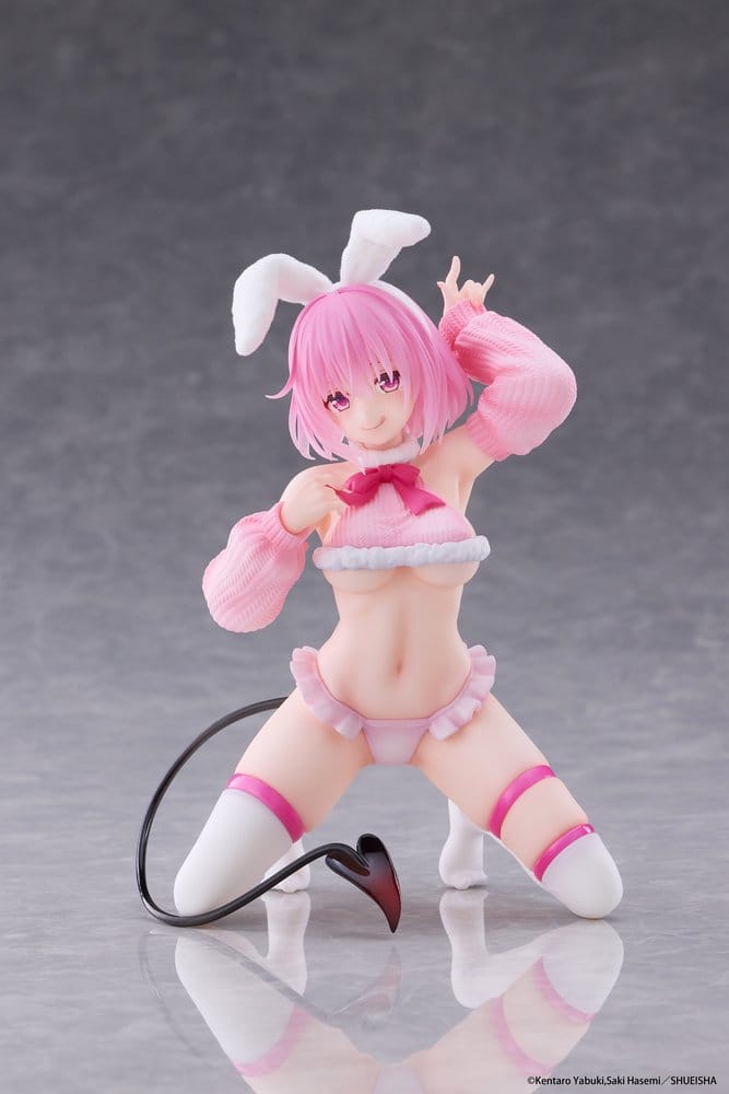 To Love-Ru Darkness MOFLOCK PVC Figure Momo (Fluffy Bunny Ver.) 13 cm 0840342406159