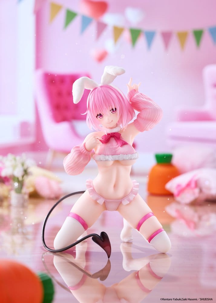 To Love-Ru Darkness MOFLOCK PVC Figure Momo (Fluffy Bunny Ver.) 13 cm 0840342406159