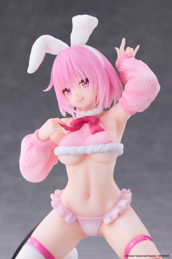 To Love-Ru Darkness MOFLOCK PVC Figure Momo (Fluffy Bunny Ver.) 13 cm 0840342406159