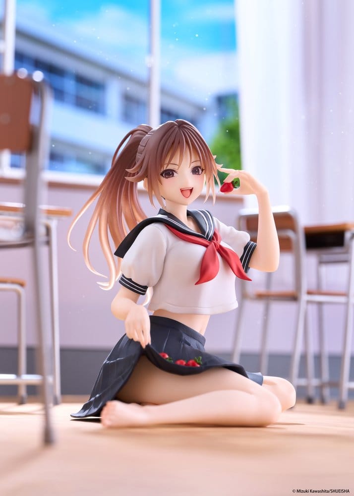 Strawberry 100% Desktop Cute PVC Figure Satsuki Kitaoji (School uniform Ver.) 18 cm 0840342406166
