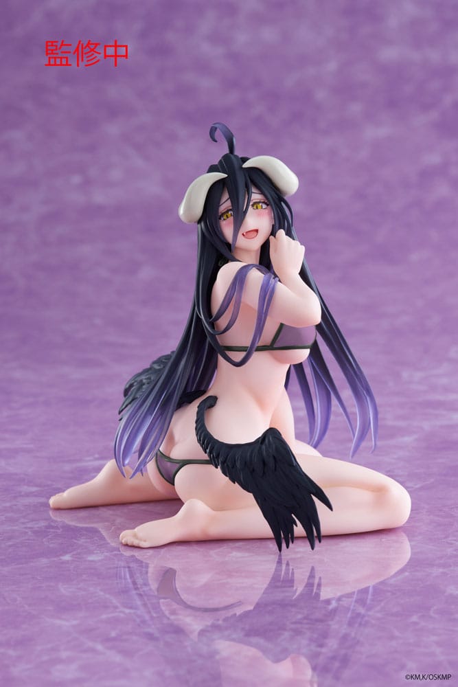 Overlord IV PVC Statue Desktop Albedo Swimsuit Ver. Renewal Edition 13 cm 0840342403080