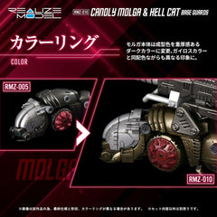Zoids Plastic Model Kits 2-Pack 1/100 RMZ-010 Canoly Molga & Hell Cat Base Guards Sets 20 cm 4904810954378