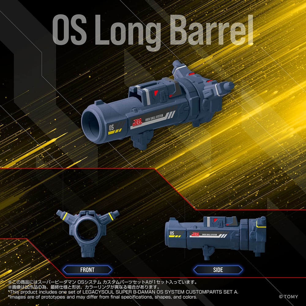 Super B-Daman Legacysoul Action Figure Accessory Set Super B-Daman OS Sytsem Custom Part Set A 4904810087687