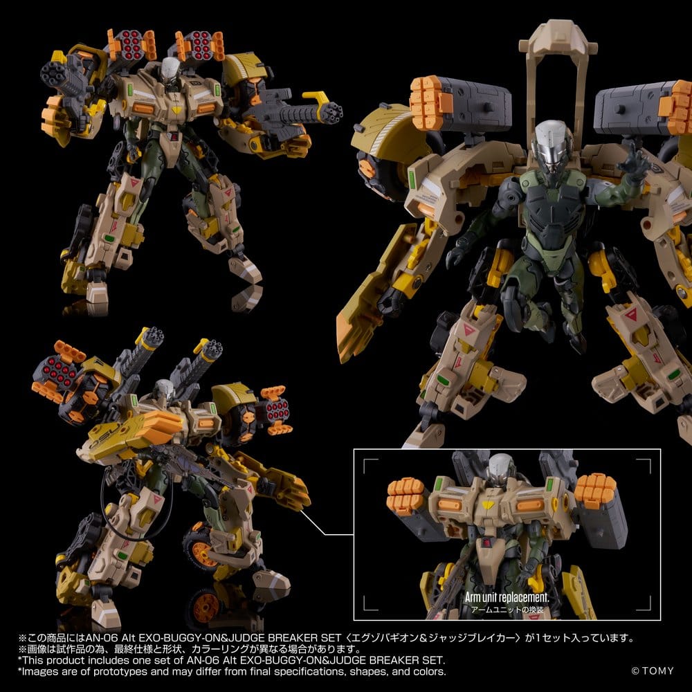 Altered Nano AN-06 Action Figure Alt Exo-Buggy-On & Judge Breaker Set 16 cm 4904810057352