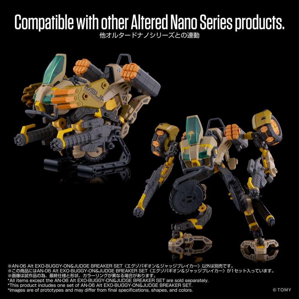 Altered Nano AN-06 Action Figure Alt Exo-Buggy-On & Judge Breaker Set 16 cm 4904810057352