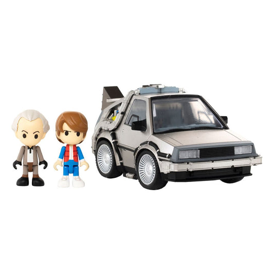 Back to the Future Q-Village Vehicle with mini-figures Time Machine 9 cm 4904810997276