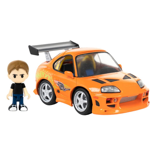 Fast & Furious Q-Village Vehicle with mini-figure Toyota Supra JZA80 9 cm 4904810096986