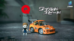 Fast & Furious Q-Village Vehicle with mini-figure Toyota Supra JZA80 9 cm 4904810096986