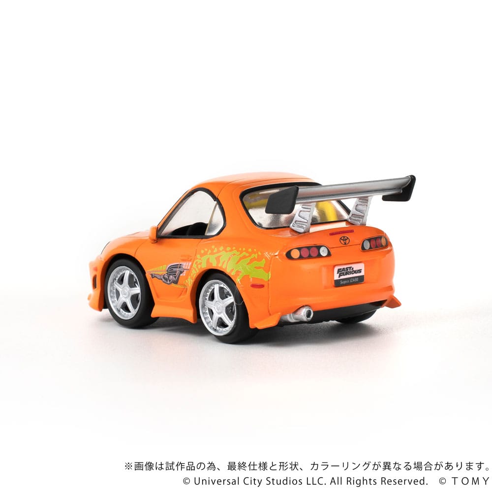 Fast & Furious Q-Village Vehicle with mini-figure Toyota Supra JZA80 9 cm 4904810096986
