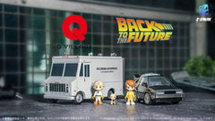 Back to the Future Q-Village Vehicles with mini-figures Time Machine Deluxe Set 9 cm 4904810997283
