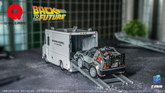 Back to the Future Q-Village Vehicles with mini-figures Time Machine Deluxe Set 9 cm 4904810997283