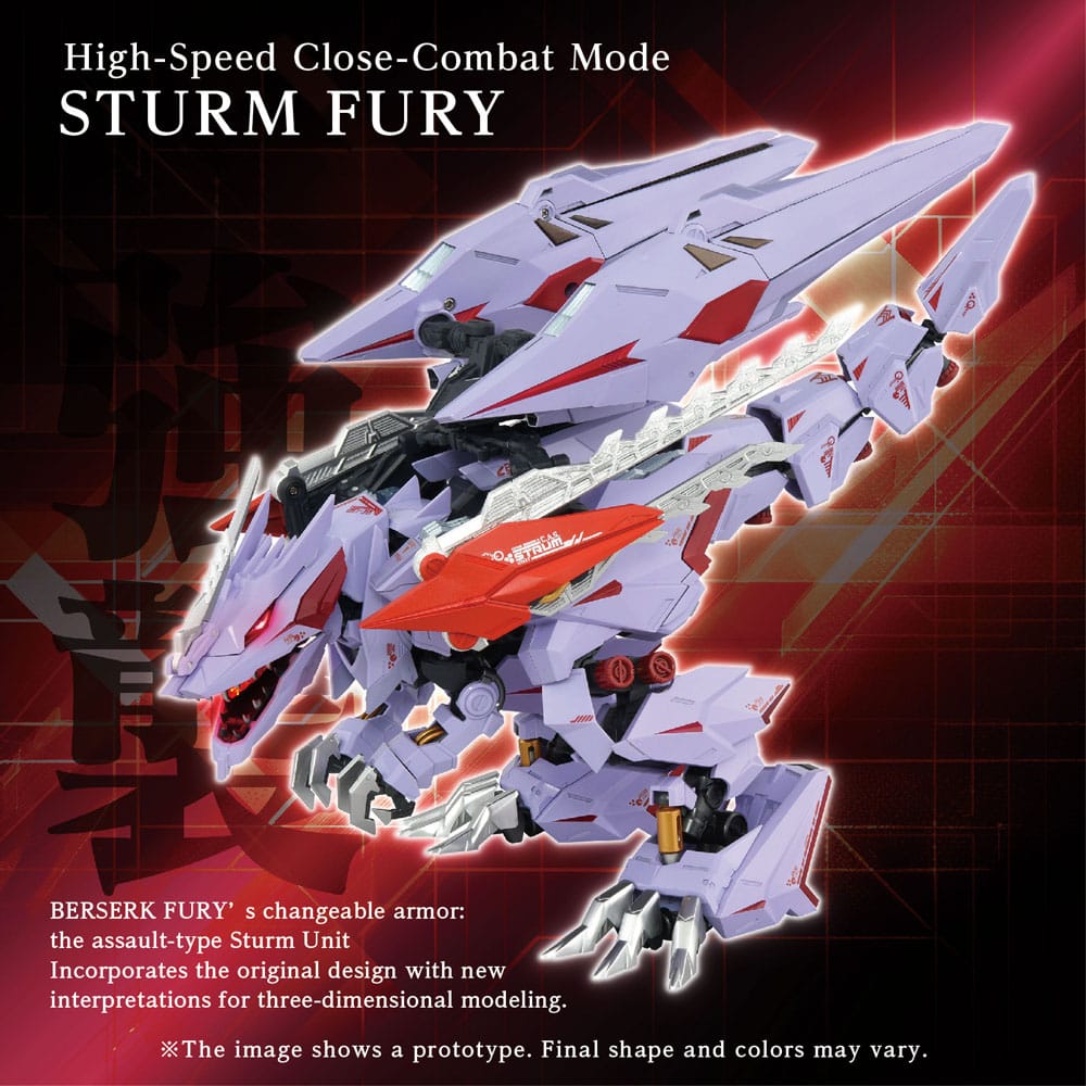 Zoids Model Kit Accesoory Set AM-Z01CP Berserk Fury Sturm & Jagd Unit 4904810088875