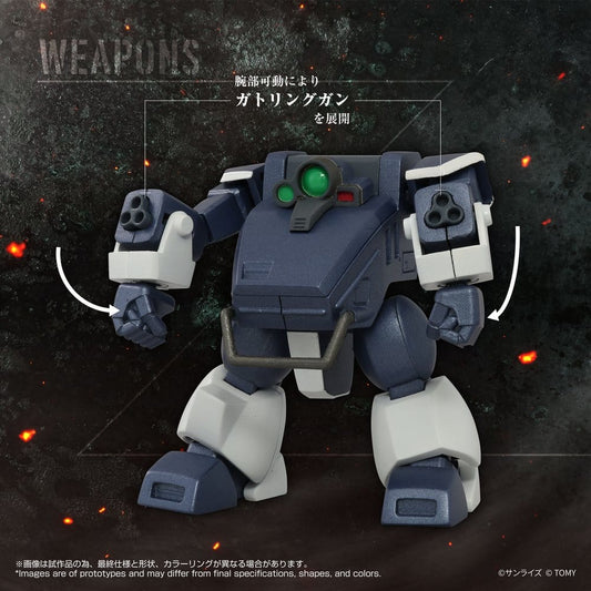 Armored Trooper Votoms Toyrise Action Figure 1/48 AT-08 Zwerg Sand Loader 7 cm          4904810082781