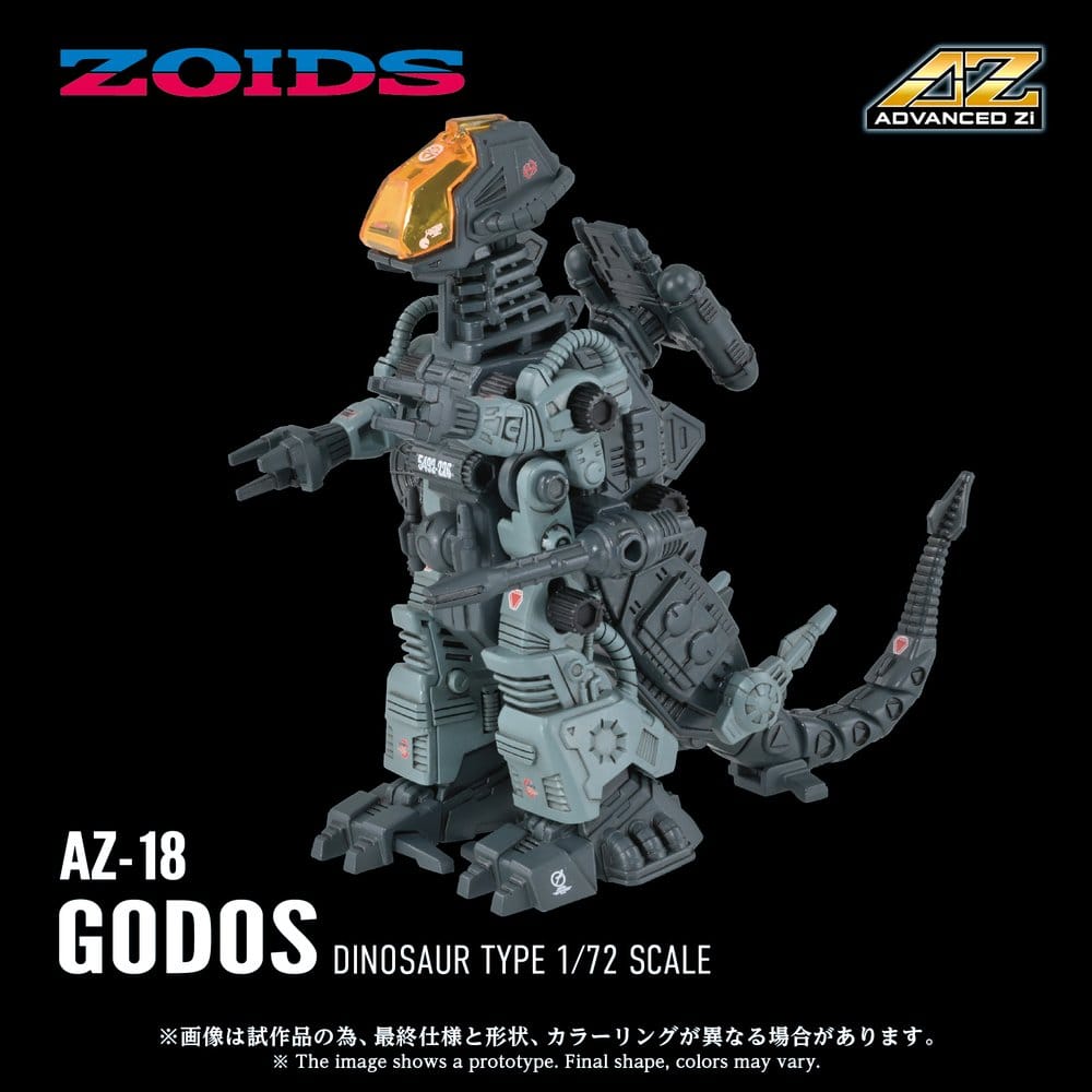 Zoids Plastic Model Kit 1/72 AZ-18 Godos 13 cm 4904810058625