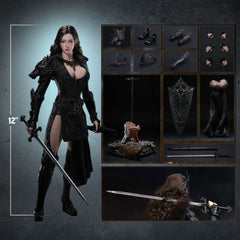 The Girl Under Wolf's Ward Actionfigur 1/6 Eleanor (Black) 30 cmThe Girl Under Wolf's Ward Action Figure 1/6 Eleanor (Black) 30 cmThe Girl Under Wolf's Ward figurine 1/6 Eleanor (Black) 30 cmThe Girl Under Wolf's Ward Figura 1/6 Eleanor (Black) 30 cm 6971272333278