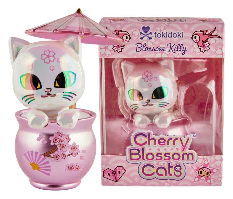 Cherry Blossom Cats Window Box Figure Kitty Special Edition  0840080830247