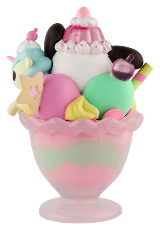 Hello Kitty & Friends Window Box Figure Fast Food Pochacco Pink Unicorn Sundae 9 cm 0840080829623