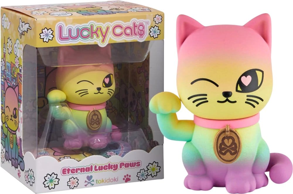 Lucky Cats Window Box Figure Eternal Lucky Paws 6 cm 0840080829364