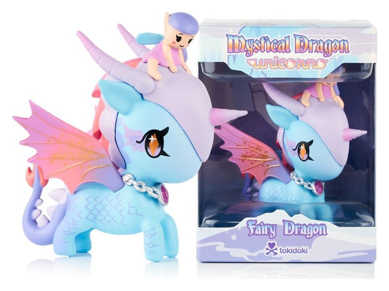 Unicorno Window Box Figure Mystical Dragon Line Fairy Dragon 8 cm 0840080829302