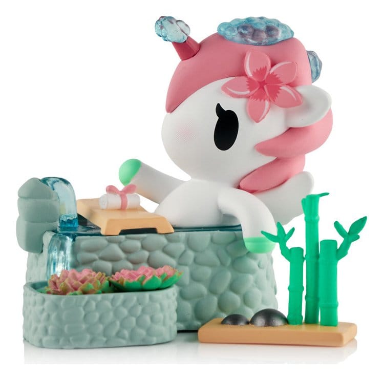 Unicorno Window Box Figure Spa Day Hot Springs Oasis 7 cm 0840080829739