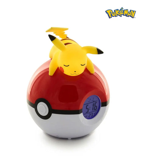 Pokémon Alarm Clock Pokeball with Light Pikac 3760158113546