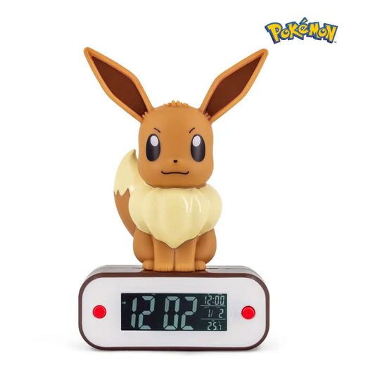 Pokémon Alarm Clock with Light Evoli 18 cm 3760158113706