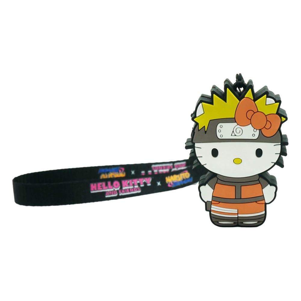 Naruto Shipudden x Hello Kitty PVC Keychain Hello Kitty Naruto 3760158116516