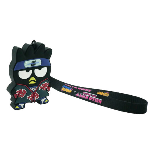 Naruto Shipudden x Hello Kitty PVC Keychain Badtzt Maru Itachi 3760158116523
