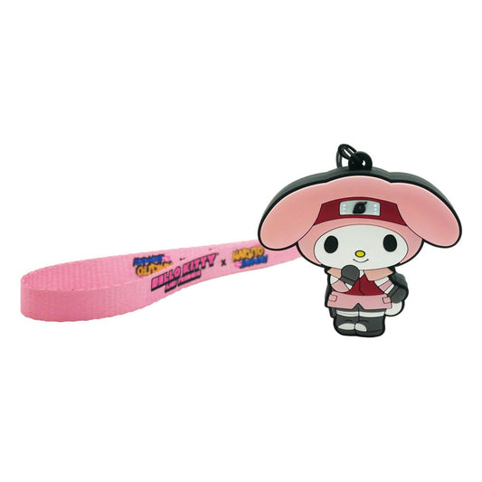 Naruto Shipudden x Hello Kitty PVC Keychain My Melody Sakura 3760158116547