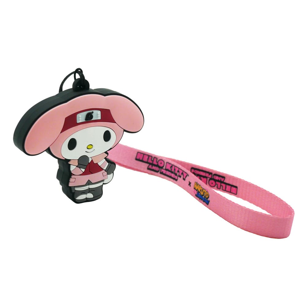 Naruto Shipudden x Hello Kitty PVC Keychain My Melody Sakura 3760158116547