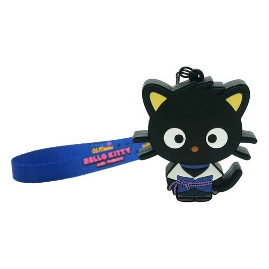 Naruto Shipudden x Hello Kitty PVC Keychain Chococat Sasuke 3760158116554
