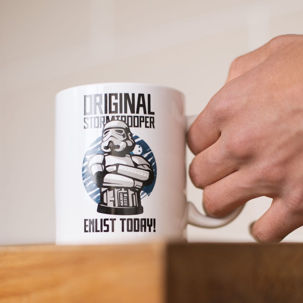 Original Stormtrooper Mug Enlist Today White 5060820074334