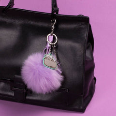 Pusheen USB Charging Cable 3in1 with Keychain Pom Pom 5060491776759
