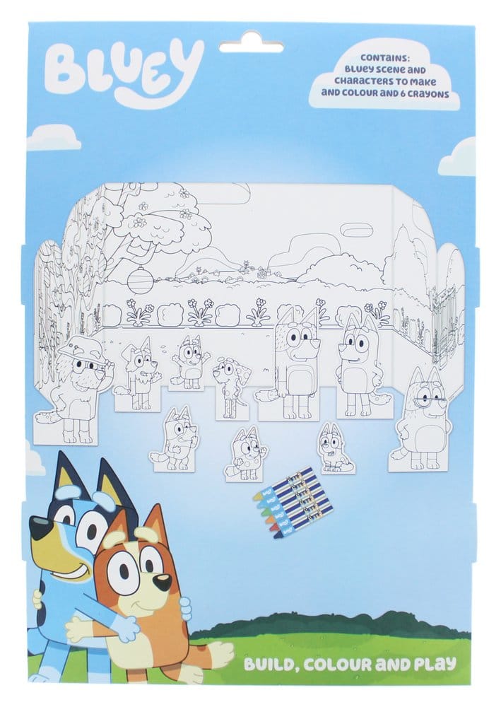 Bluey Colouring and Play World Set 5055918659005