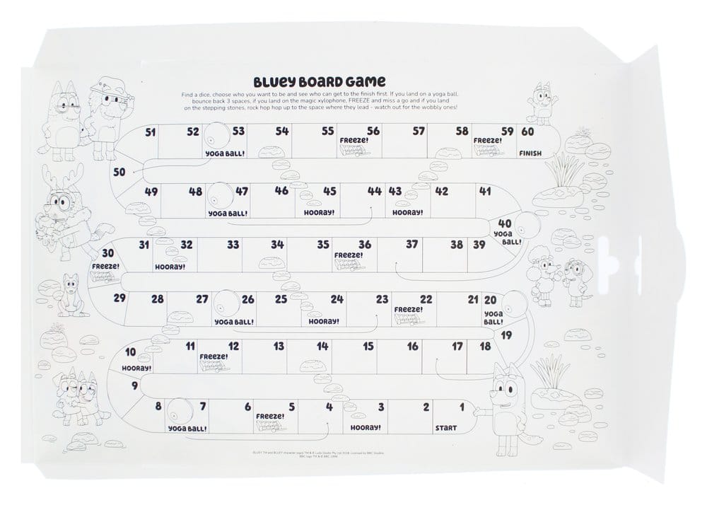 Bluey Colouring and Play World Set 5055918659005