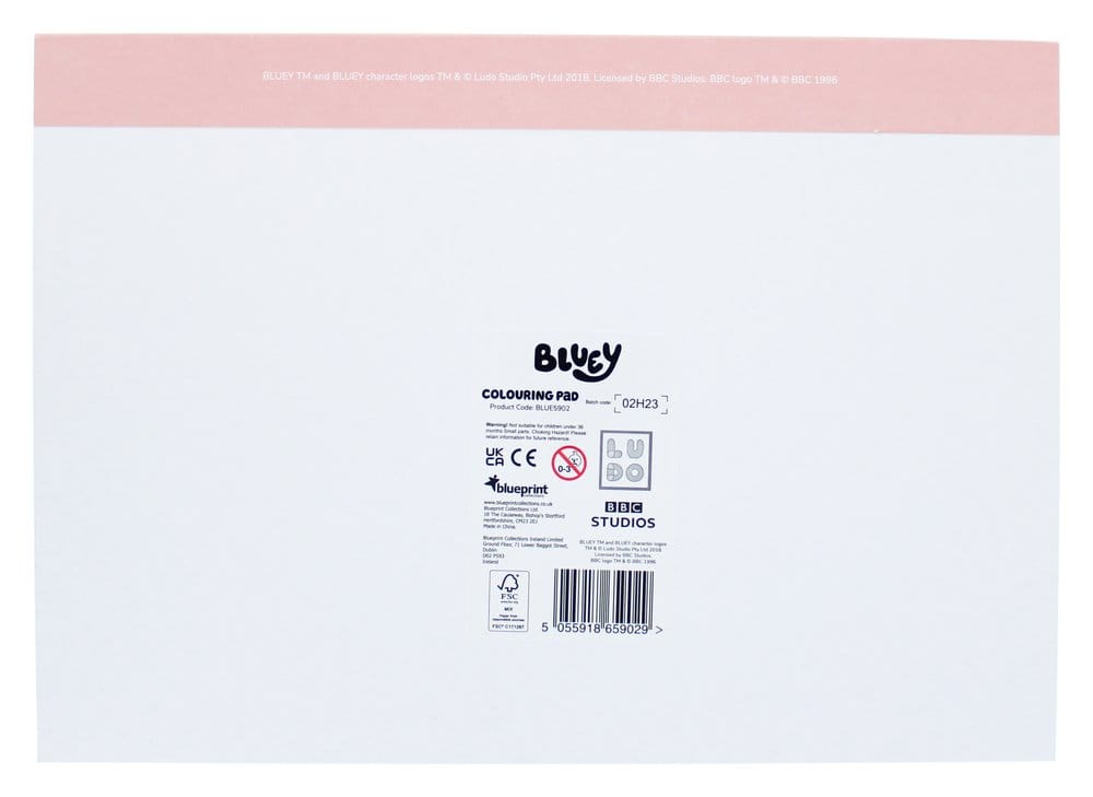 Bluey Colouring Book A4 & Sticker Set 5055918659029