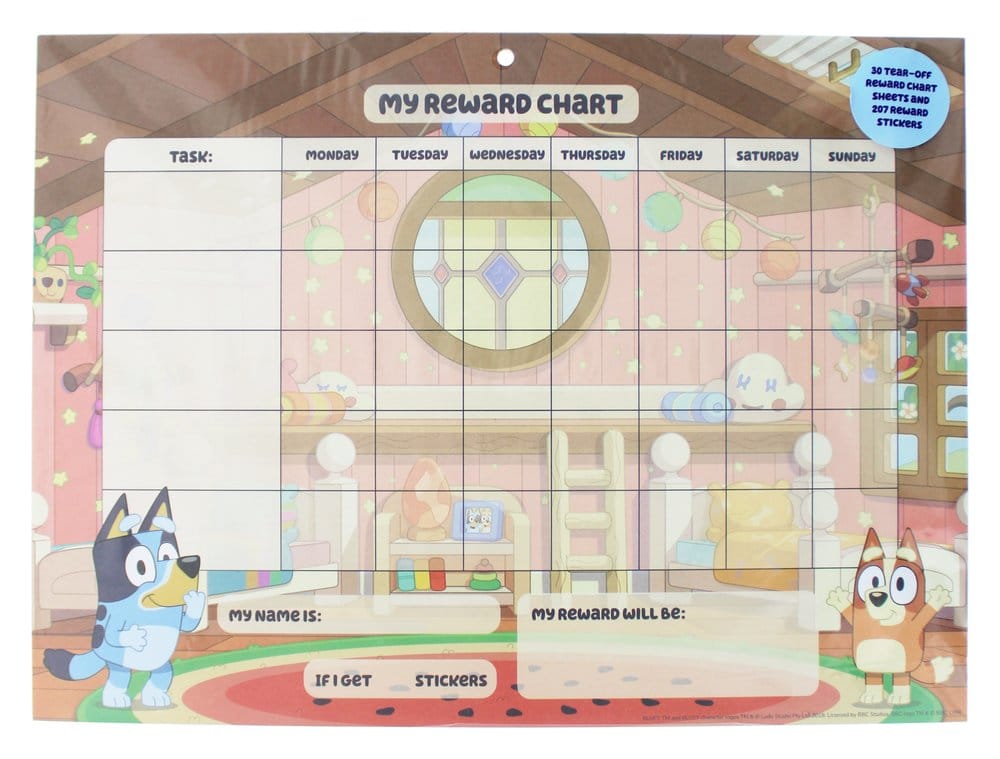 Bluey Reward Chart Set 5055918659074